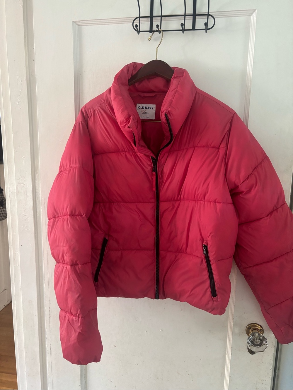 Old Navy Pink Puffer Jacket